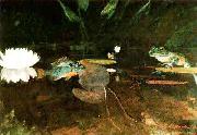 Winslow Homer The Mink Pond Norge oil painting reproduction
